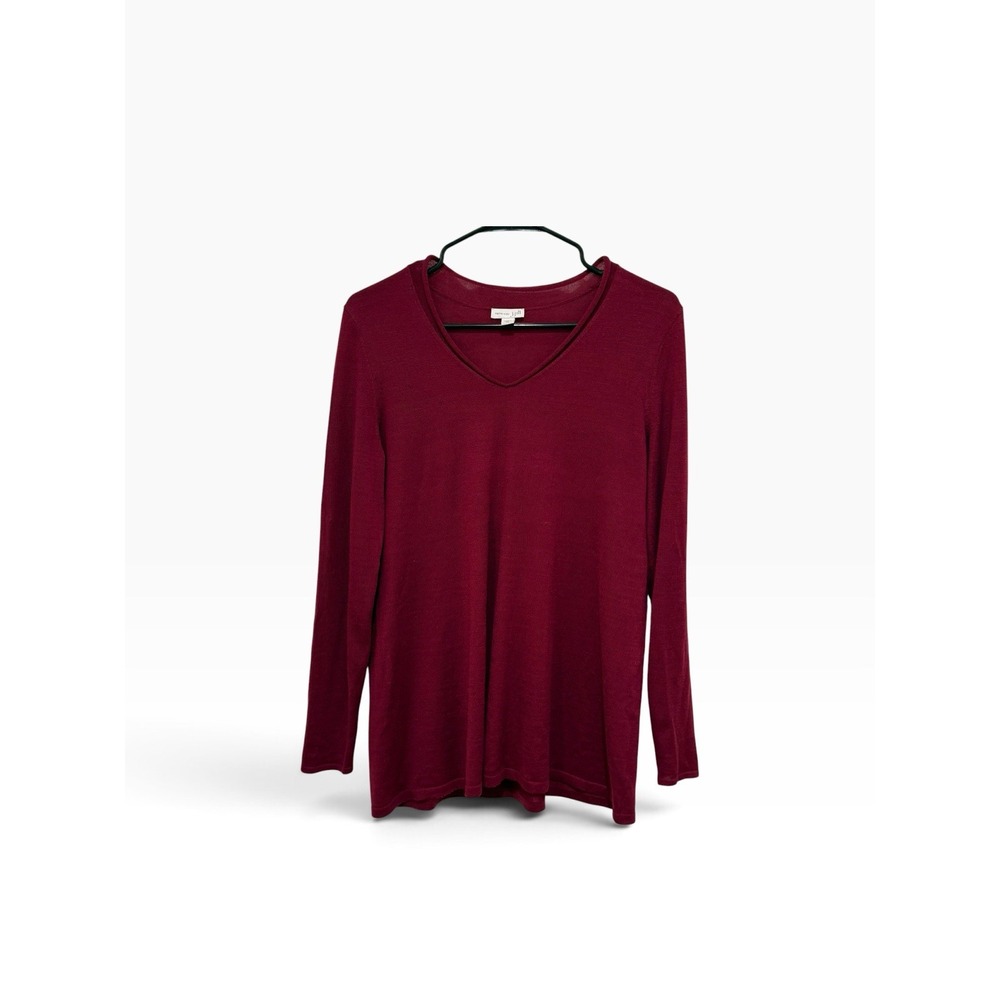 J Jill Merino Sweater XS Capsule Fall Trend Academia
